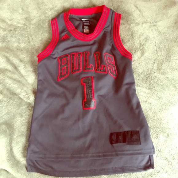 chicago bulls grey jersey